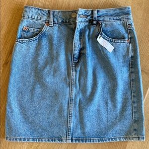 TopShop Petite Denim Skirt, Size 4